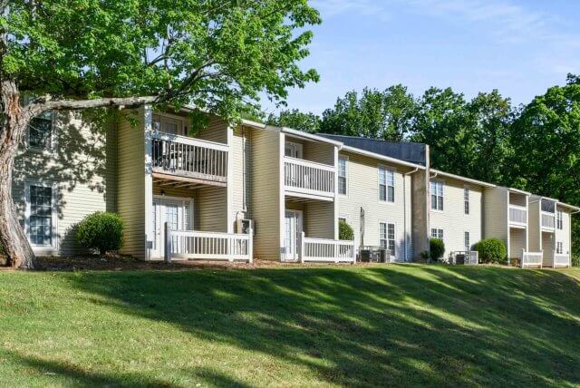 exterior view of the austell apartments