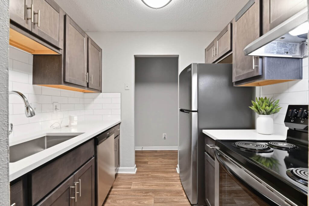 modern kitchen at premier apartments ausetll